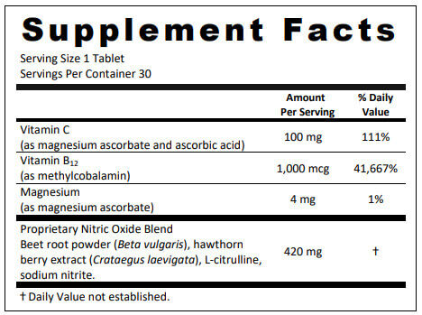 CircO2-Supplement Facts
