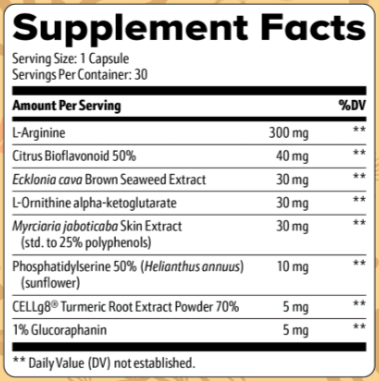 OrexiBurn-Supplement Facts